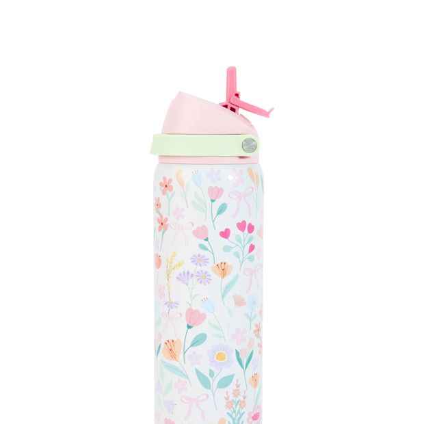 Anko 940ml Floral Dual Function Drink Bottle