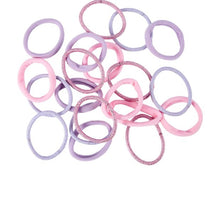 OXX Haircare 20 Piece Hair Elastics - Pink and Lilac