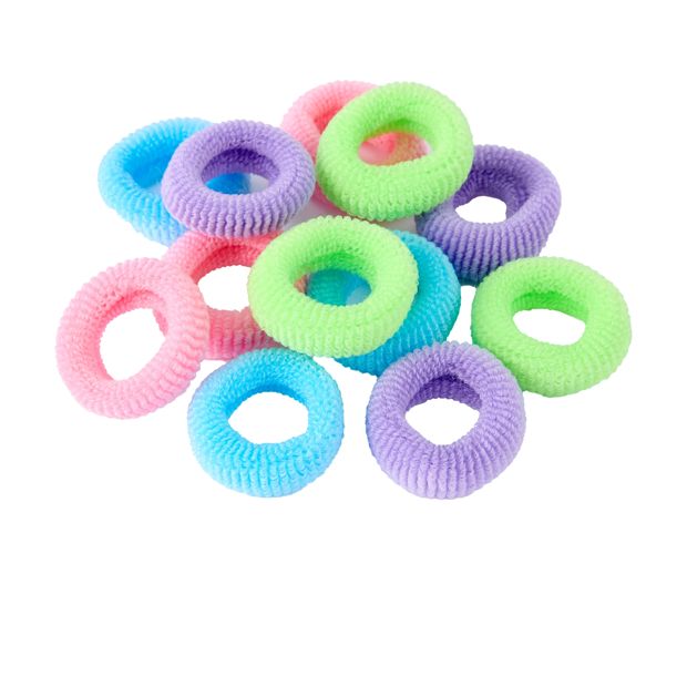 OXX Haircare 40 Piece Hair Elastics and Clips Pack