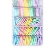 OXX Haircare 125 Piece Hair Elastics with Container