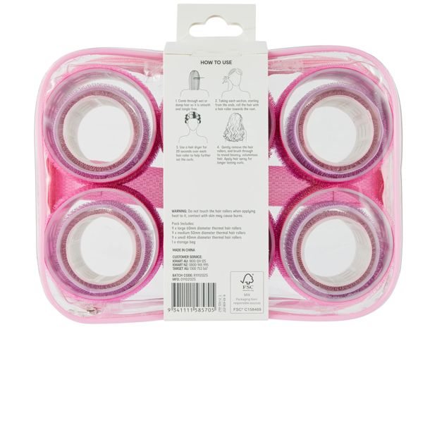 OXX Haircare 18 Piece Thermal Blow Dry Rollers