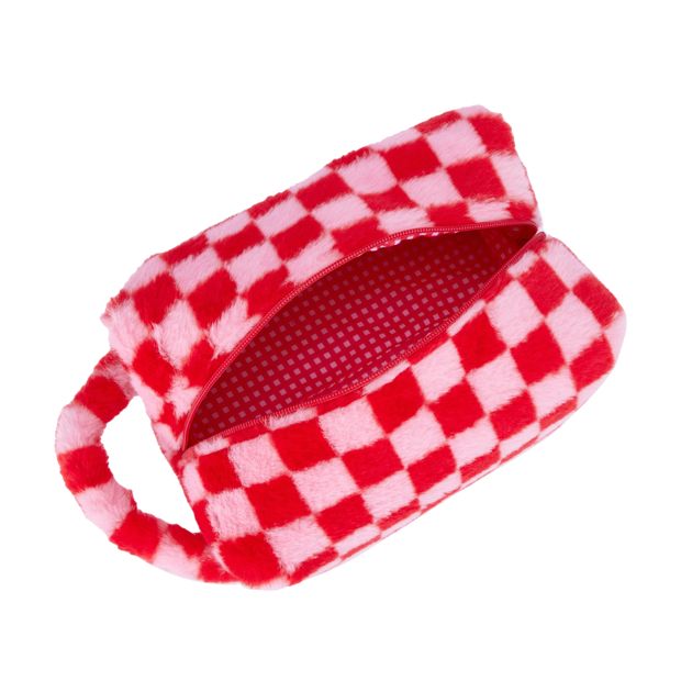 OXX Cosmetics Makeup Bag, Pink and Red