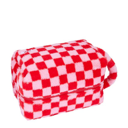 OXX Cosmetics Makeup Bag, Pink and Red