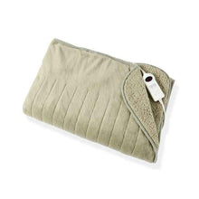 Electric Sherpa Throw Blanket - Green