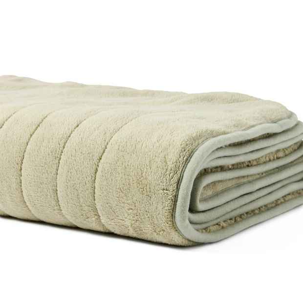 Electric Sherpa Throw Blanket - Green