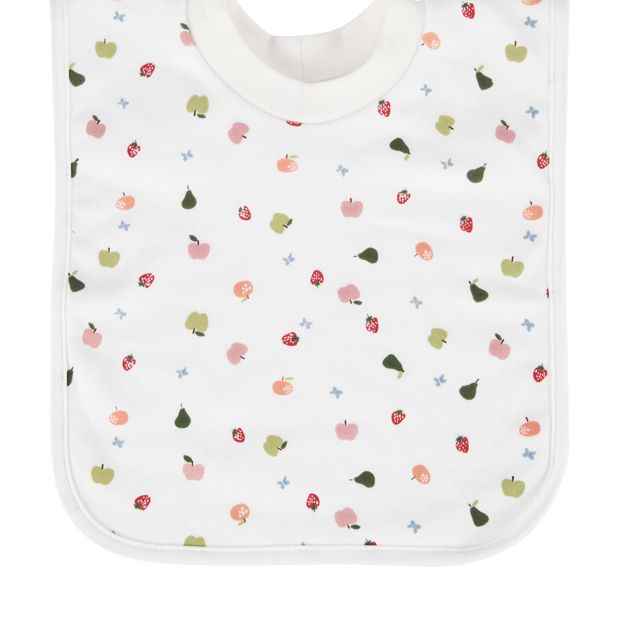 2 Pack Fruit Print Popover Bibs
