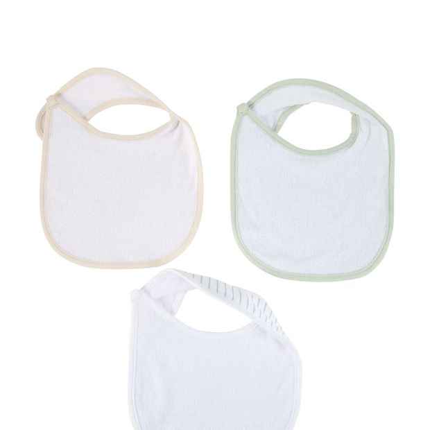 Organic Cotton Bibs - 3 Pack