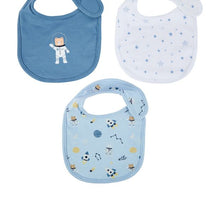 Anko 3 Pack Organic Cotton Bibs - Space