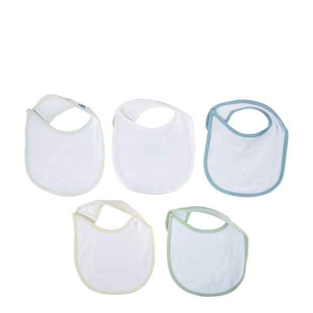 5 Pack Baby Bibs - Dinosaur Print