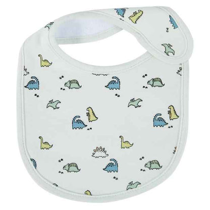 5 Pack Baby Bibs - Dinosaur Print
