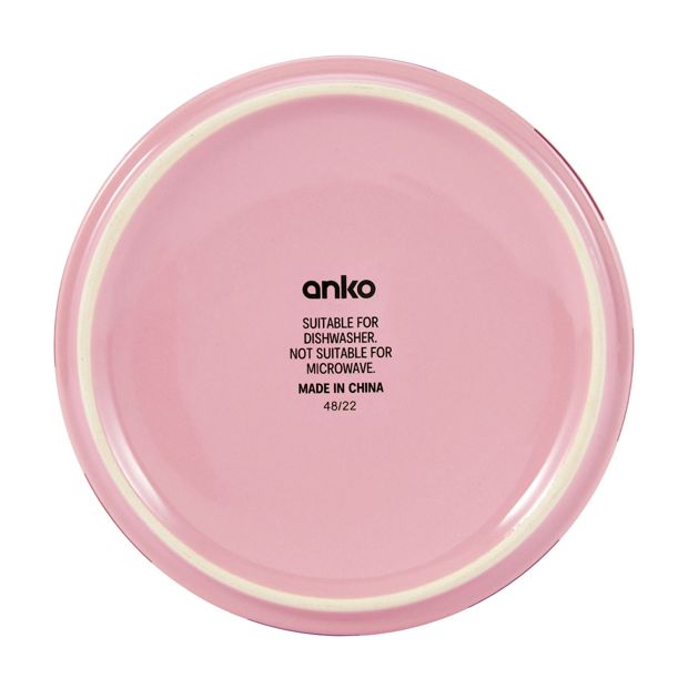 Anko Dog Bowl Ceramic Stripe- Medium