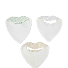 3 Pack Cotton Bandana Bibs - Cross Pattern