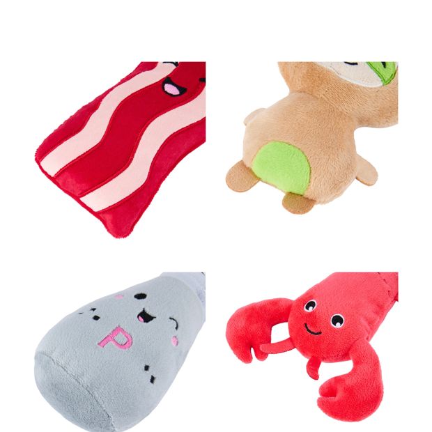 Anko 2 Pack Pet Puppy Plush Toy - Assorted