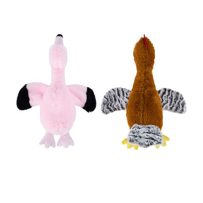 Pet Plush Toy - Chicken or Flamingo Design, Assorted