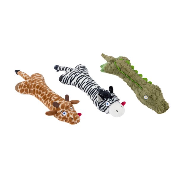 Anko Pet Toy Shaker Plush, Large- Assorted
