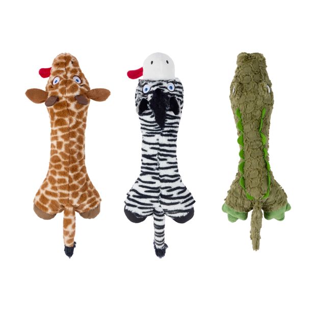 Anko Pet Toy Shaker Plush, Large- Assorted