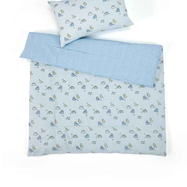 Anko Reversible Cotton Cover Cot Comforter Set - Dino