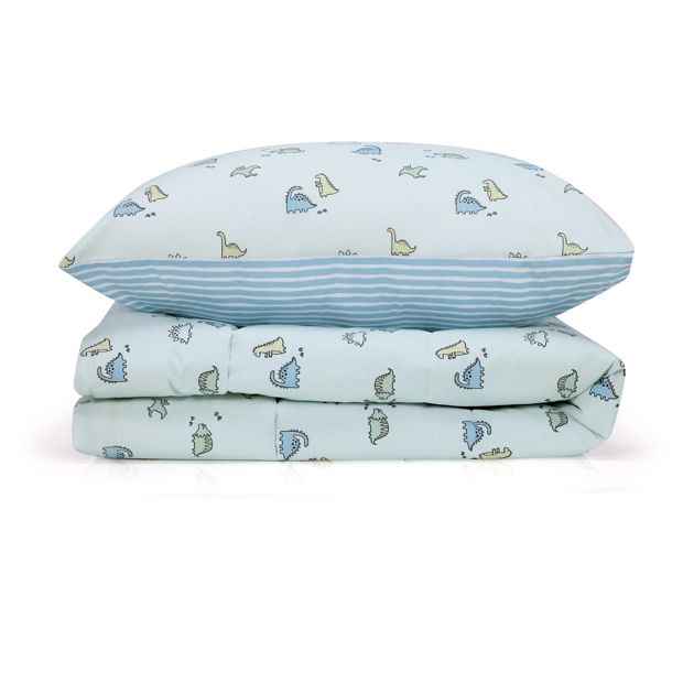Anko Reversible Cotton Cover Cot Comforter Set - Dino