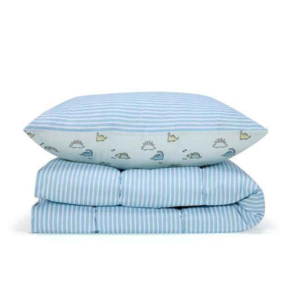 Anko Reversible Cotton Cover Cot Comforter Set - Dino