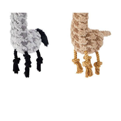 Anko Pet Toy Long Neck Squeaker Plush- Assorted