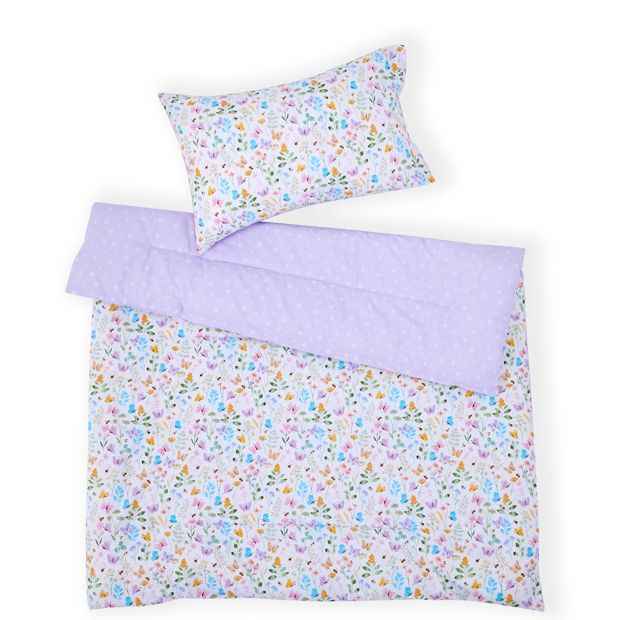 Anko Reversible Cotton Cover Cot Comforter Set - Butterfly
