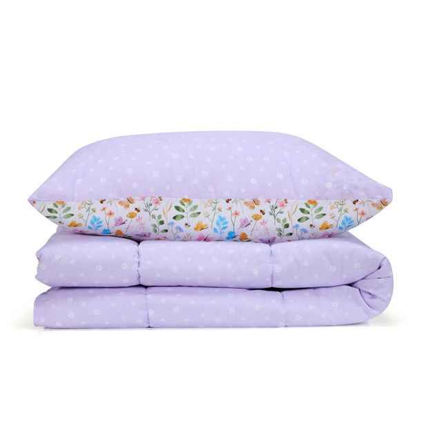 Anko Reversible Cotton Cover Cot Comforter Set - Butterfly