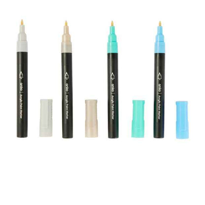 8 Pack Acrylic Paint Markers - Blue