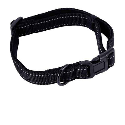 Anko Black Reflective Collar and Lead Set - Medium
