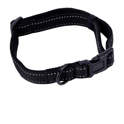 Anko Black Reflective Collar and Lead Set - Medium