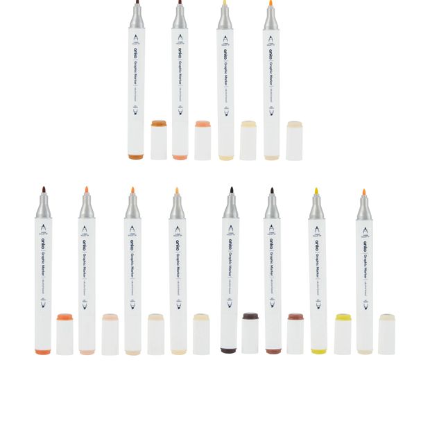 Anko 12 Pack Graphic Markers