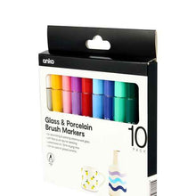 Anko 10 Pack Glass and Porcelain Brush Markers