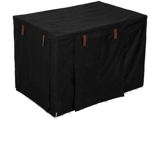 Anko Pet Crate Cover - Black, Extra Large