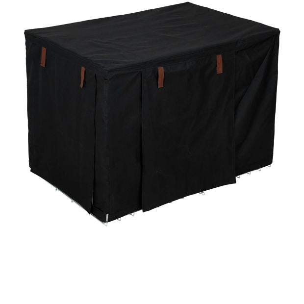 Anko Pet Crate Cover - Black, Extra Large