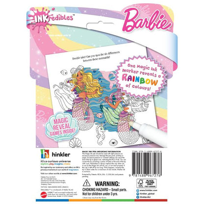 INKredibles Barbie Mess Free Magic Ink Pictures! - Book