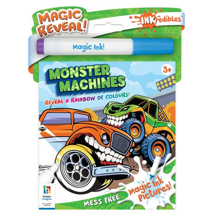 INKredibles Monster Machines Mess Free Magic Ink Pictures! - Book