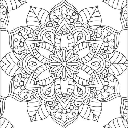 Colour Your Own Mandala Mindful Poster Art - Book