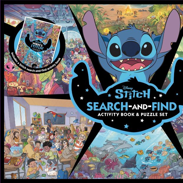 Disney Lilo & Stitch: Search-and-Find Activity Book & Puzzle Set - Book