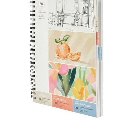 Anko Spiral Art Pad Mixed Media