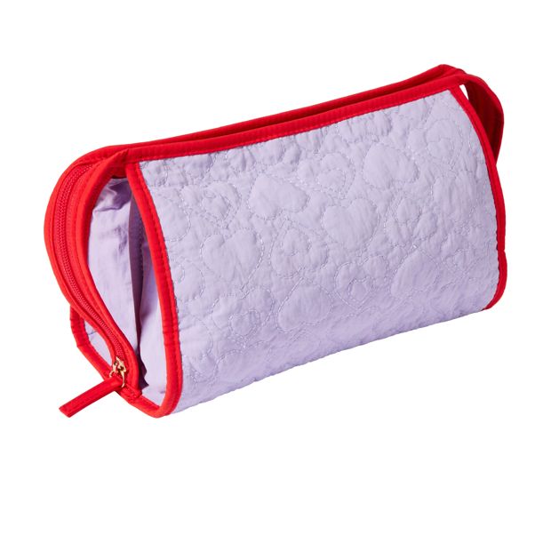 OXX Cosmetics Makeup Bag - Quilt Heart