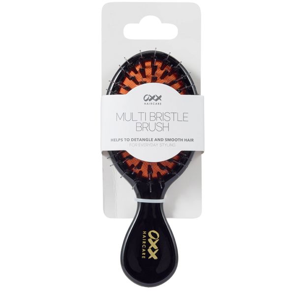 OXX Haircare Multi Bristle Brush - Black and Orange