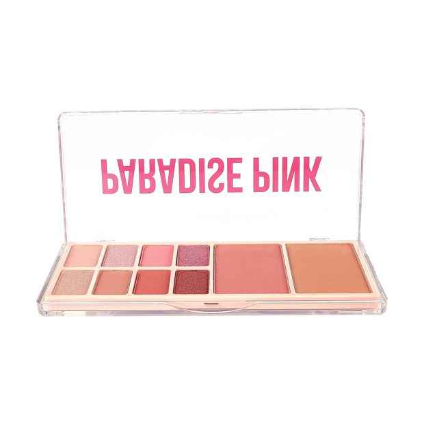 BYS 10 Shades Face Palette - Paradise Pink