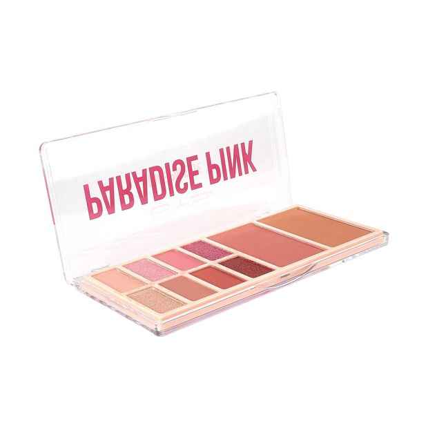 BYS 10 Shades Face Palette - Paradise Pink