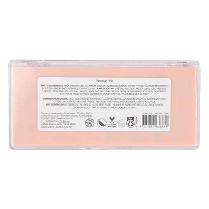 BYS 10 Shades Face Palette - Paradise Pink