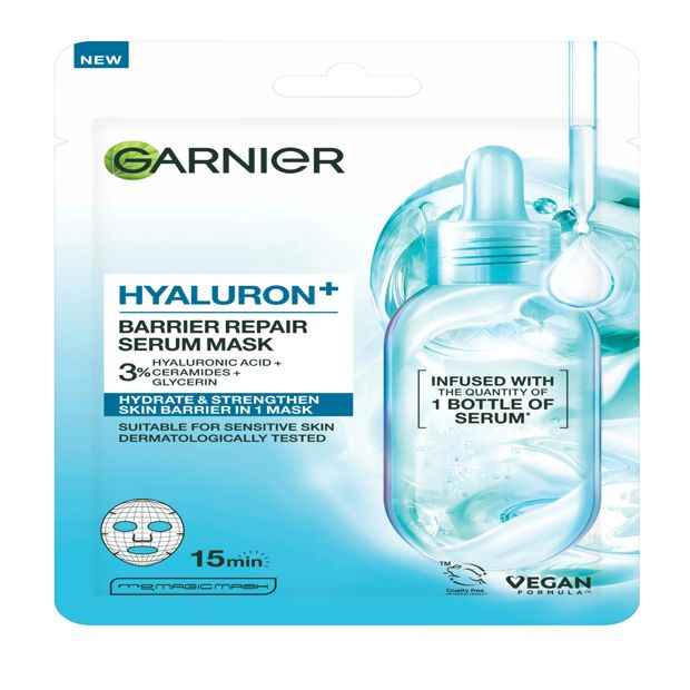 Garnier Hyaluron+ Barrier Repair Serum Mask 36.5g - Hyaluronic Acid and Ceramides