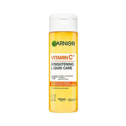 Garnier Vitamin C Brightening Liquid Care 120ml - 10% Vitamin C, Glycerin, Niacinamide and Salicylic Acid
