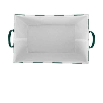 Anko Tapered Basket - Green Stripe