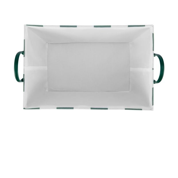 Anko Tapered Basket - Green Stripe