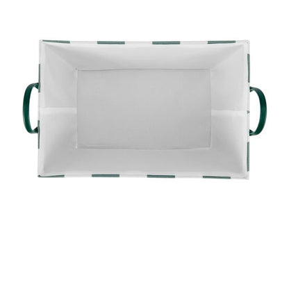 Anko Tapered Basket - Green Stripe