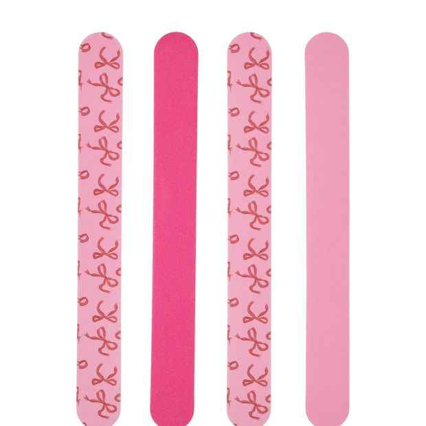 OXX Cosmetics 4 Pack Nail File Set - Pink