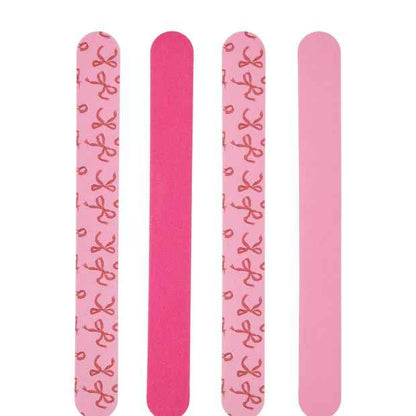 OXX Cosmetics 4 Pack Nail File Set - Pink